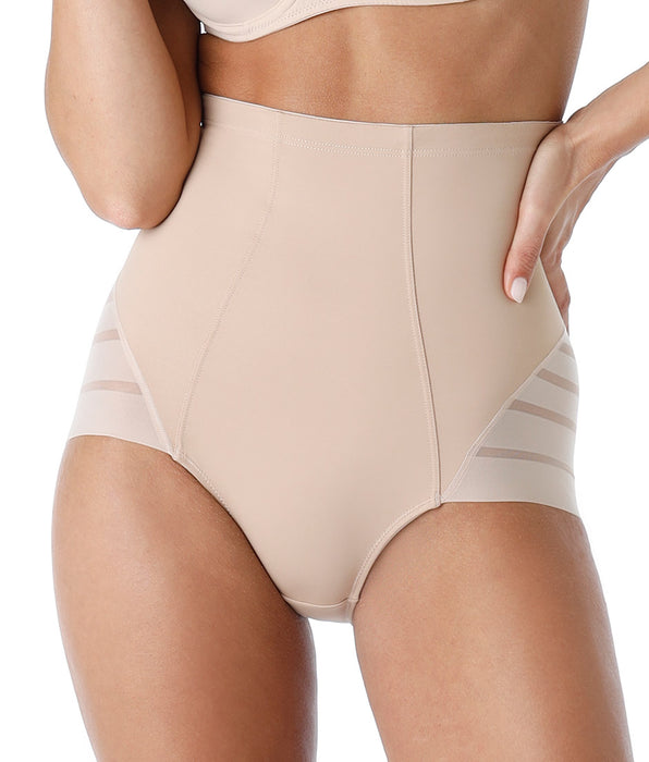 Lovable Fancy Shaping High Waist Girdle in shaping microfiber and tulle, powder pink