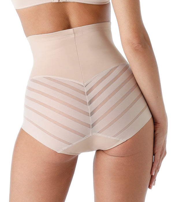 Lovable Fancy Shaping High Waist Girdle in shaping microfiber and tulle, powder pink