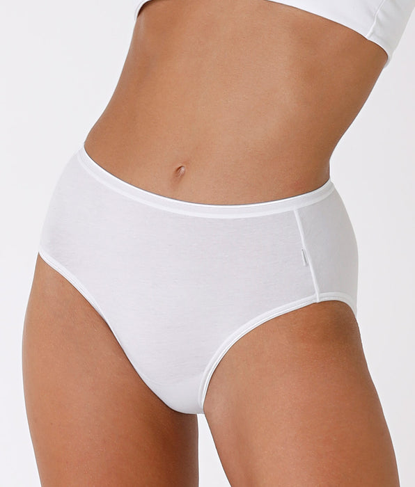 Lovable Lovely midi briefs, white in soft cotton