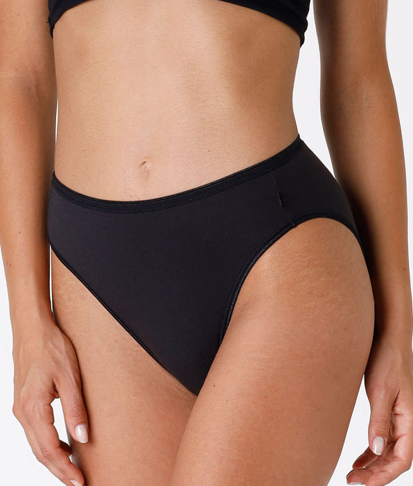 Lovable Lovely briefs, black soft cotton