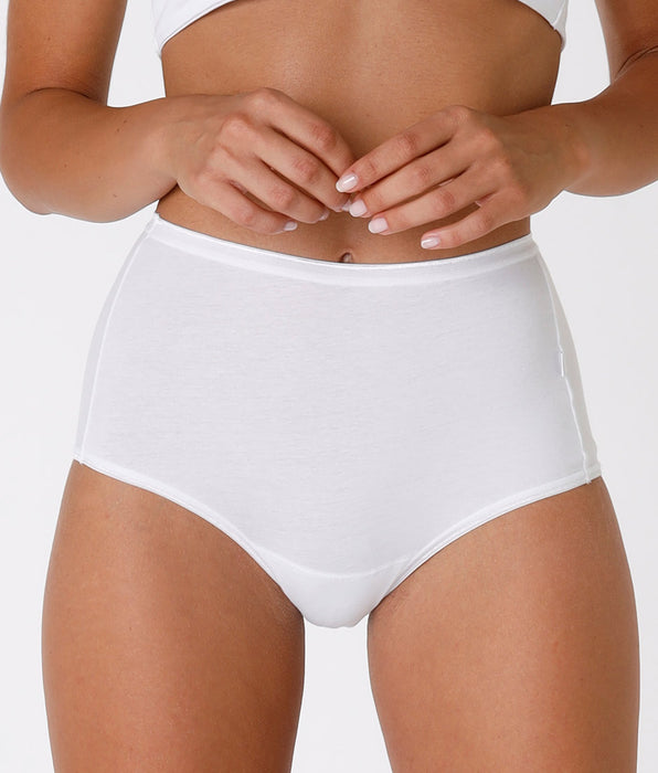 Lovable Lovely maxi briefs, white in soft cotton
