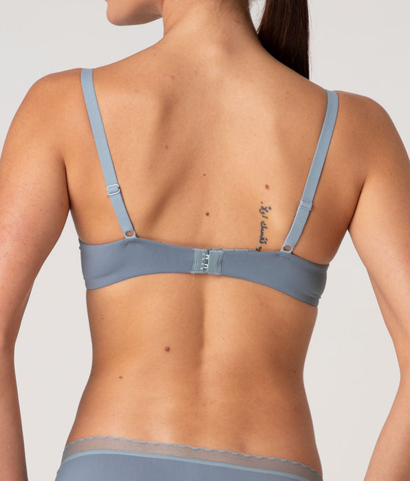 Lovable My Daily Comfort Underwired Bra in Microfibre, Dark Powder Blue