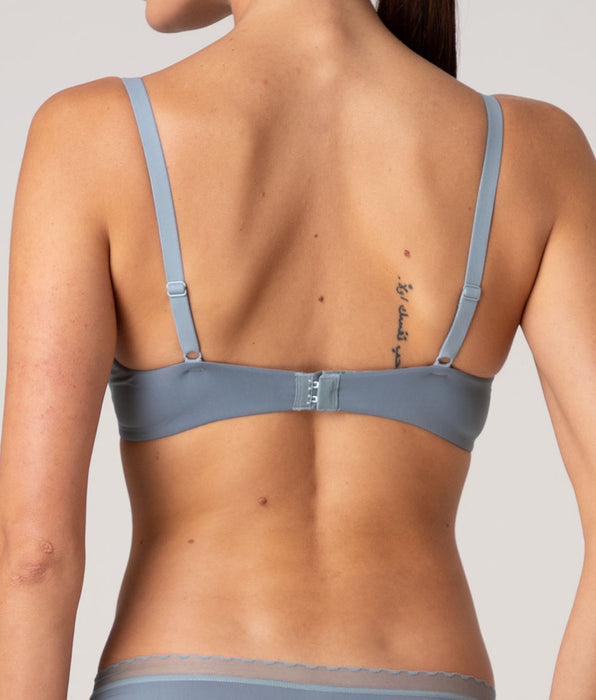 Lovable My Daily Comfort Non-Wired Bra in Microfibre, Dark Powder Blue