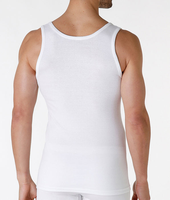 Lovable Classic Cotton Tank Top 100% cotton, white