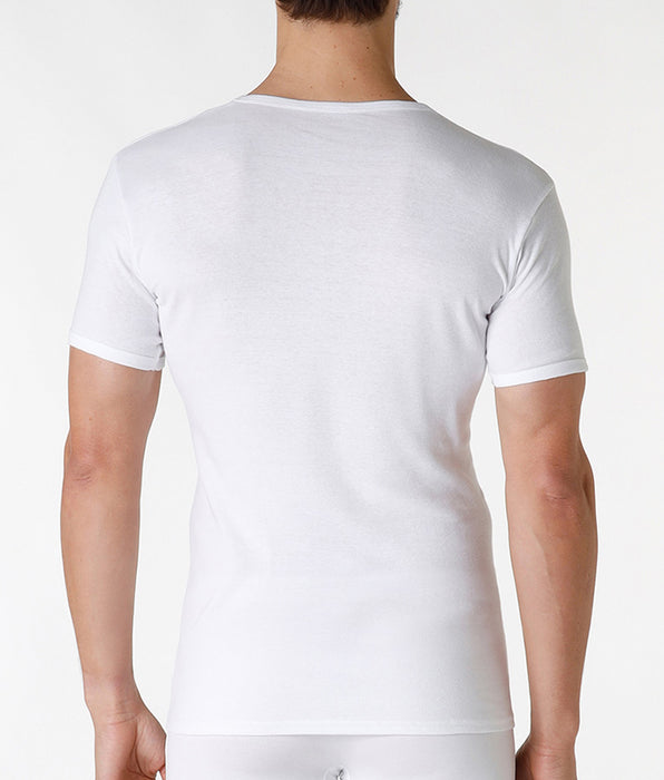 Lovable Classic Cotton crew neck T-shirt 100% cotton, white