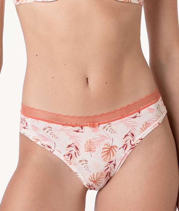 Lovable My Daily Comfort Printed briefs in microfiber, powder pink print
