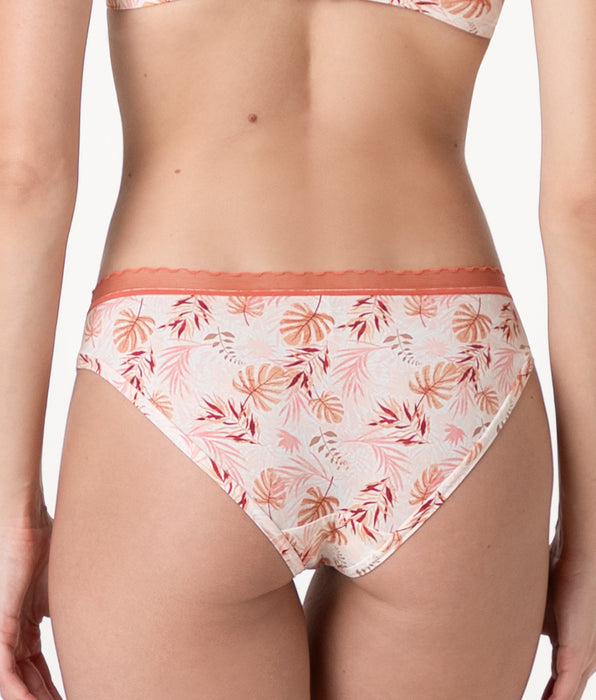 Lovable My Daily Comfort Printed briefs in microfiber, powder pink print