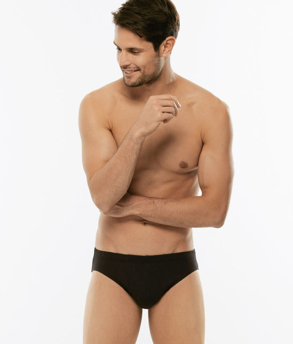 Lovable 100% pure cotton black briefs