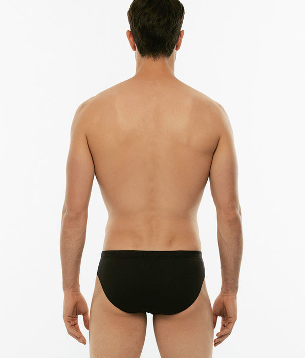 Lovable 100% pure cotton black briefs