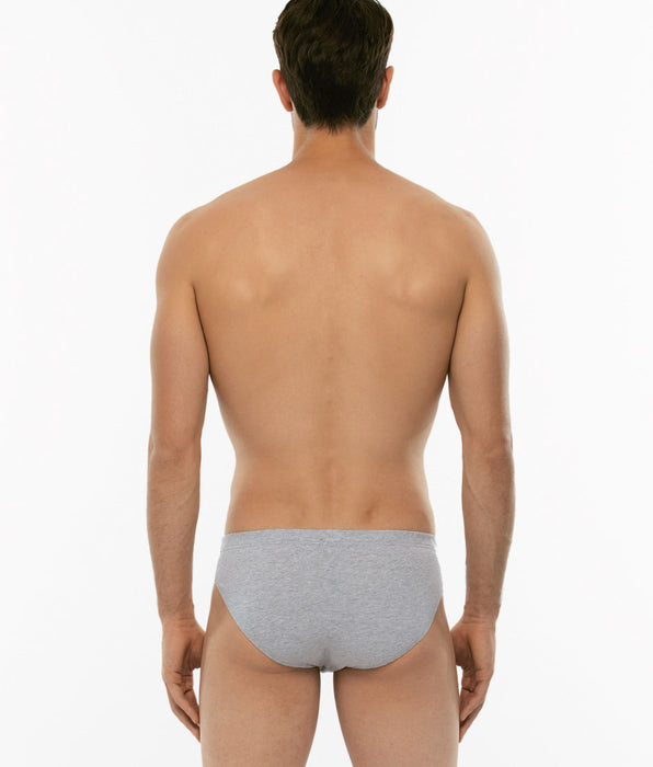 Lovable Bipack 100% Pure Cotton gray melange briefs in cotton