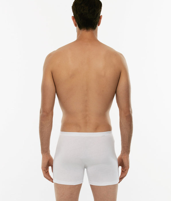Lovable 100% pure cotton white boxer shorts