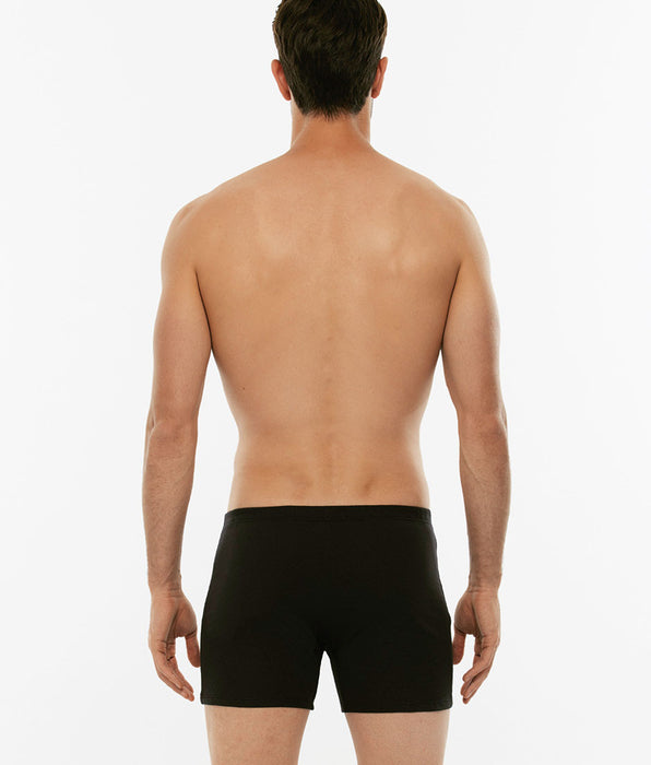 Lovable 100% pure cotton black boxer shorts