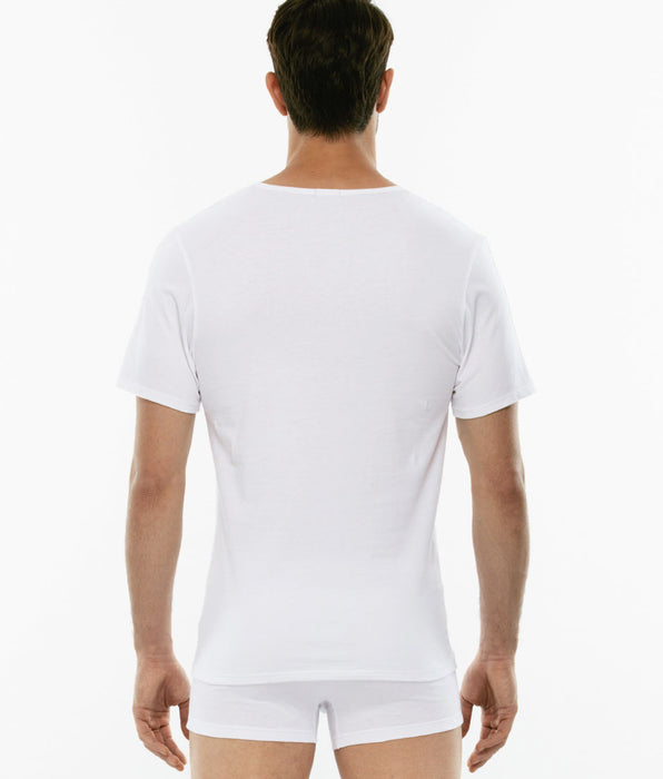 Lovable 100% pure cotton white crew neck T-shirt