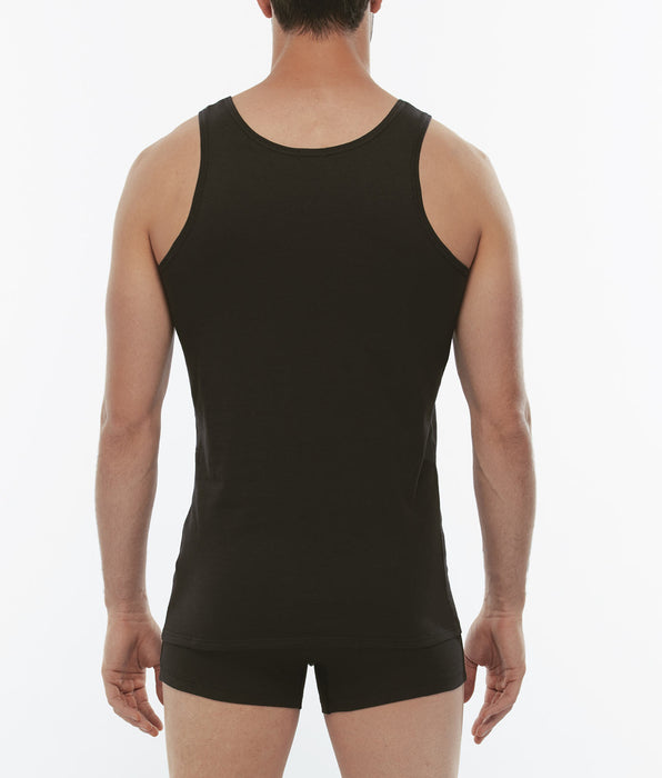 Lovable 100% pure cotton black cotton tank tops