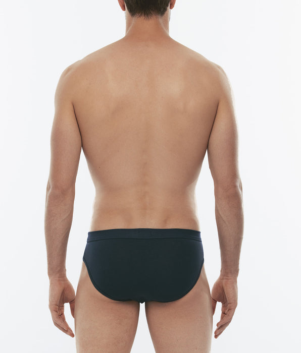 Lovable BiPack Cotton Stretch mini briefs in stretch cotton, blue