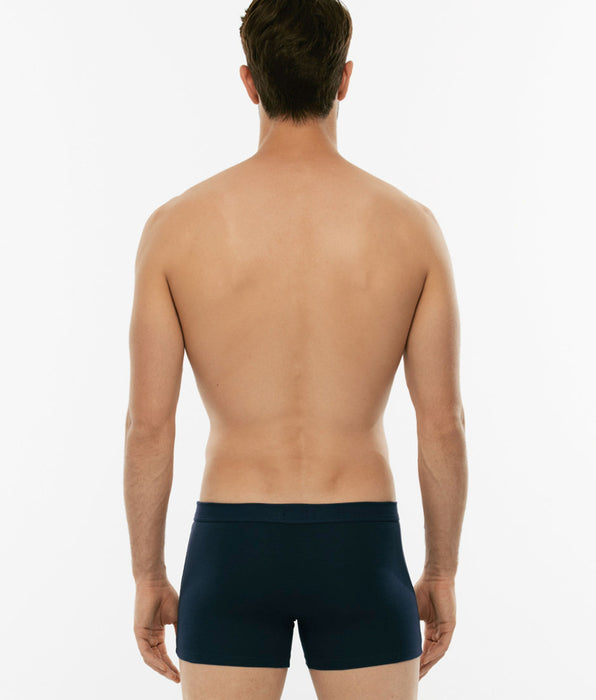 Lovable Blue Cotton Stretch boxer shorts in stretch cotton