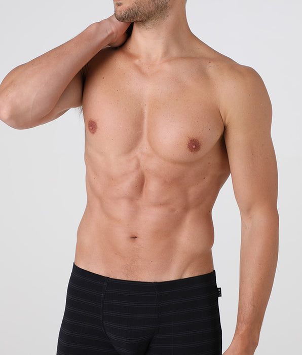 Lovable Men's boxer shorts in micromodal, black