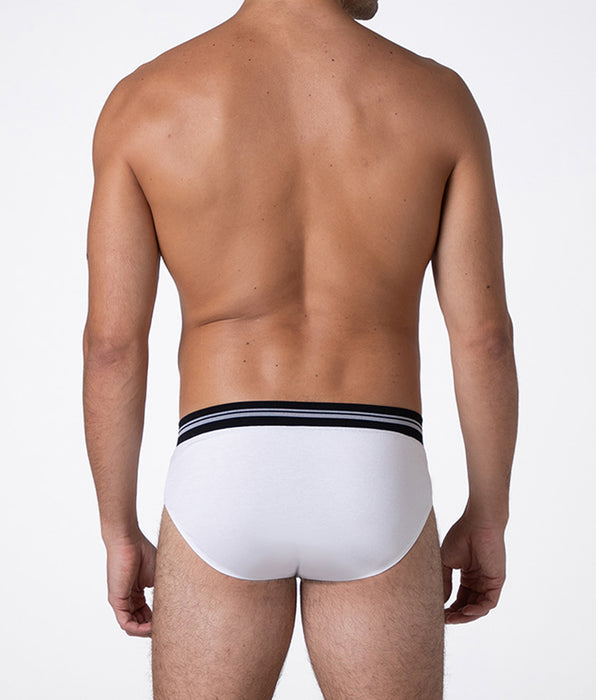 Lovable Comfort 360 Stretch Cotton Briefs, white