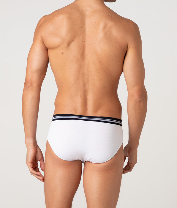 Lovable Comfort 360 Stretch Cotton Briefs, white