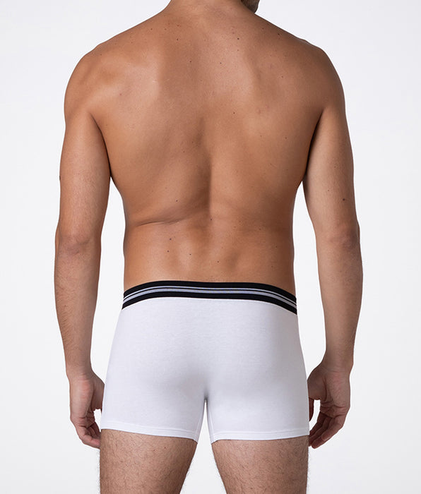 Lovable Comfort 360 Stretch Cotton Boxer Shorts, white