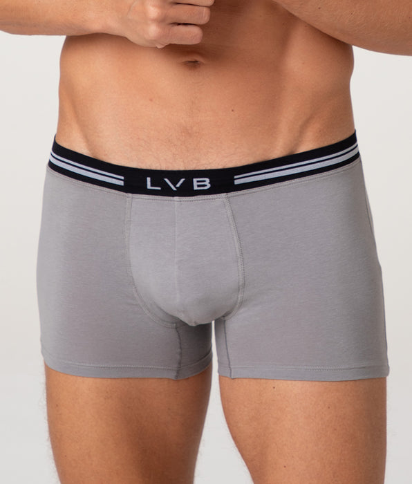 Lovable Comfort 360 Stretch Cotton Boxer Shorts, dark gray