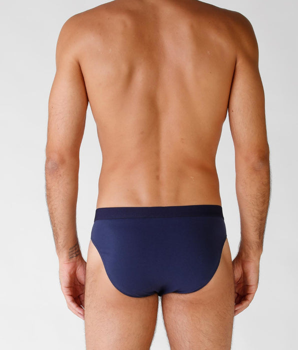 Lovable Stretch cotton briefs, pack of 4, blue