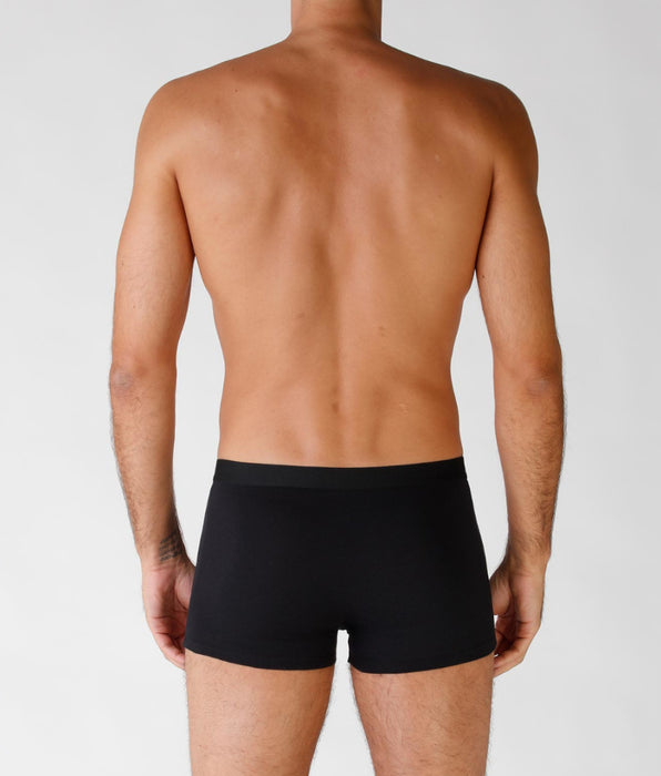 Lovable Two-pack stretch cotton boxer shorts, black