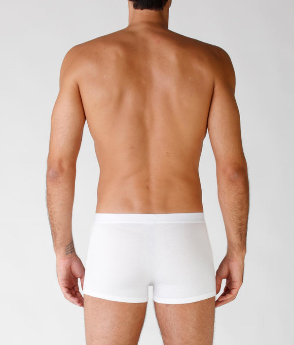 Lovable Stretch cotton boxer shorts, pack of 4, white