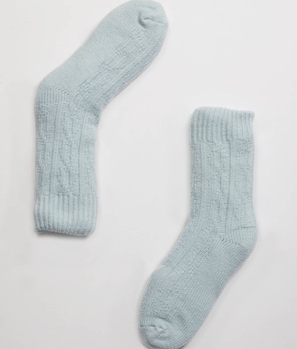 Lovable Warm and Cuddle socks, powder blue