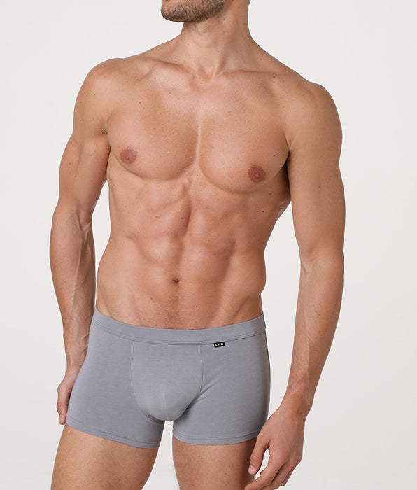 Lovable Casual Cotton Modal Boxer Shorts, gray