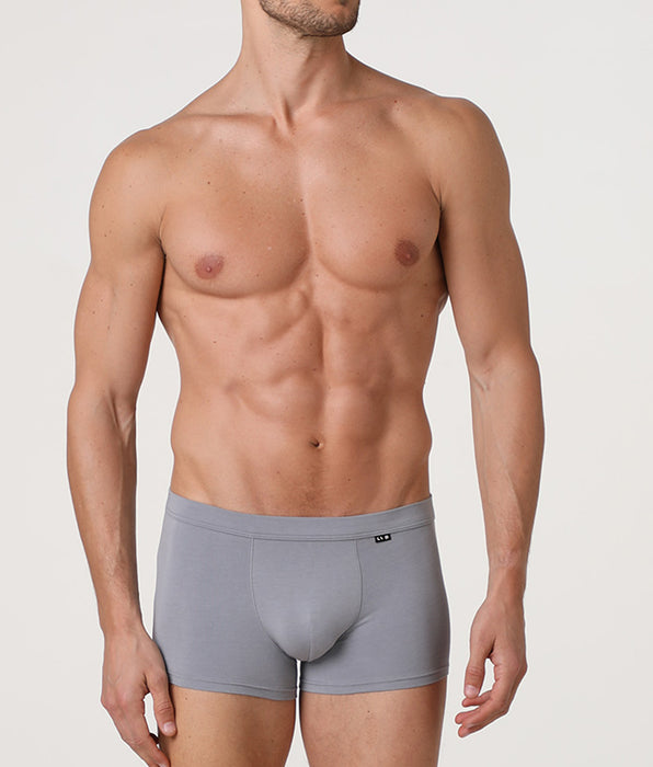 Lovable Casual Cotton Modal Boxer Shorts, gray