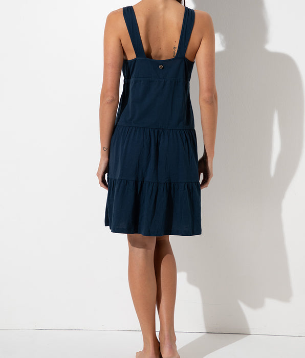 Lovable Cotton jersey beach dress, midnight blue