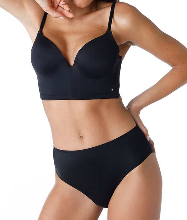 Lovable Invisible push-up bra, black