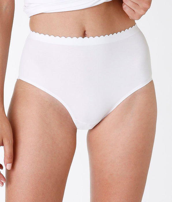 Lovable Multipack Invisible Softness High-Waisted Briefs, White
