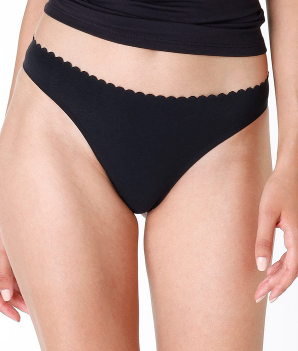 Lovable Invisible Softness Brazilian Multipack, Black