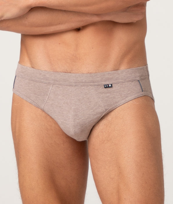 Lovable Dynamic Cotton briefs, beige melange