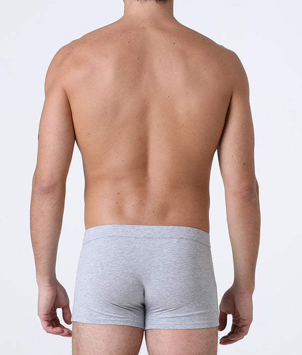 Lovable Dynamic Cotton Boxer Shorts, heather gray
