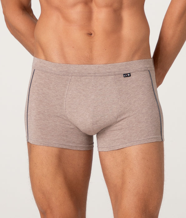 Lovable Dynamic Cotton boxer shorts, beige melange