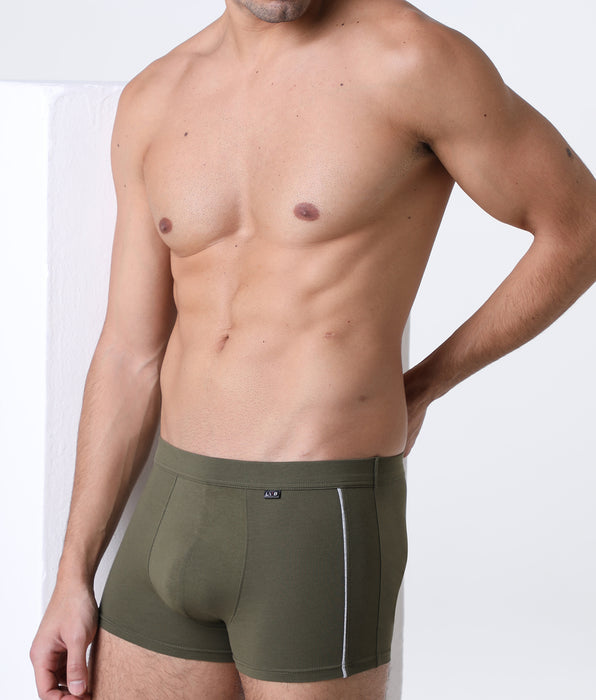 Lovable Dynamic Cotton Boxer Shorts, olive green