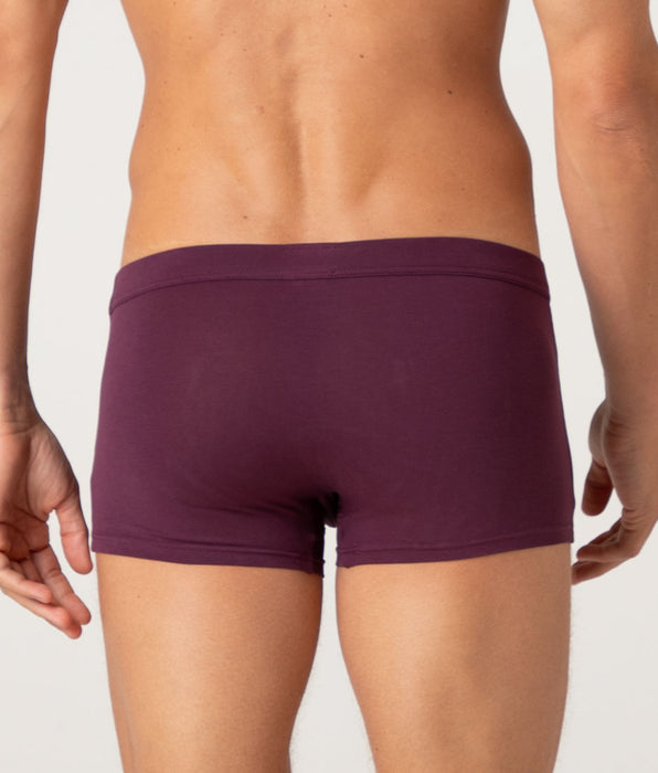 Lovable Casual Stretch Cotton Boxer, Burgundy