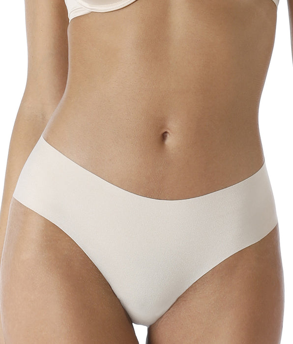 Lovable Culotte brasiliano senza cuciture Free Cut Panties in microfibra, skin