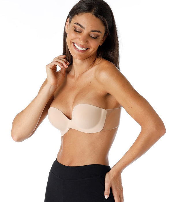 Lovable Invisible Secret adhesive push-up bra, skin