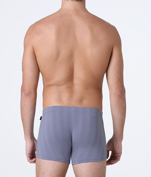 Lovable Elegant Cotton Modal Boxer Shorts, air force blue
