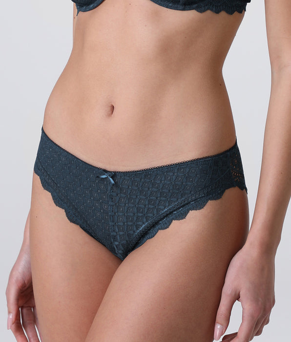 Lovable Graphic Lace briefs in teal