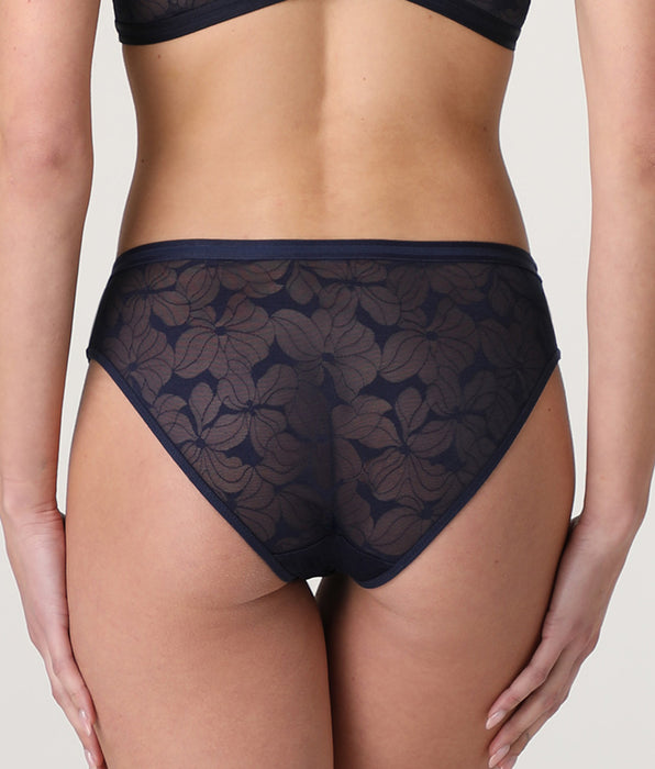 Lovable Bloom Lace Briefs in midnight blue