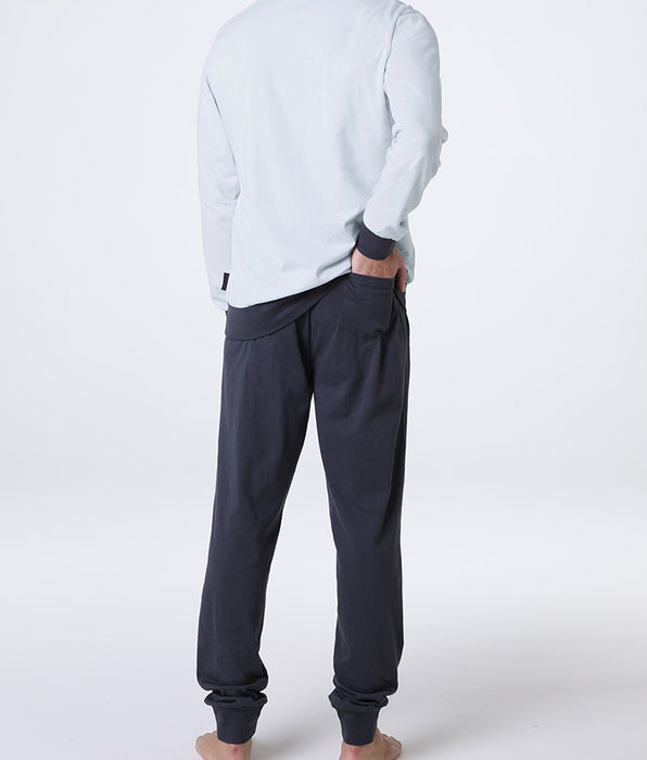 Lovable Long Jersey Pyjamas, Light Blue