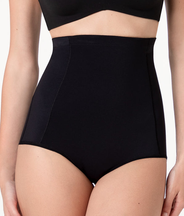 Lovable Sculpt Shaping High Waist Shaping Brief in Microfiber, Black
