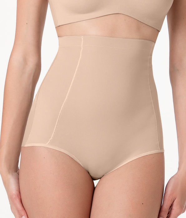 Lovable Sculpt Shaping High Waist Shaping Brief in Microfiber, Nude