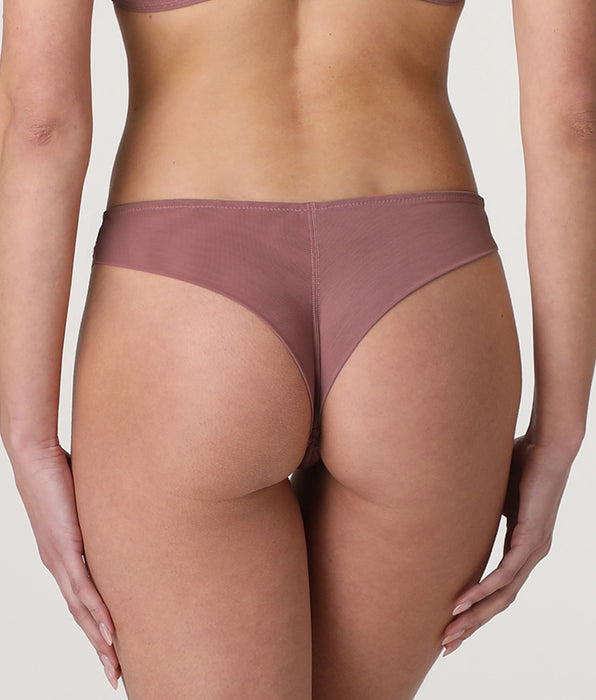 Lovable Royal Lace Brazilian briefs in dark blush