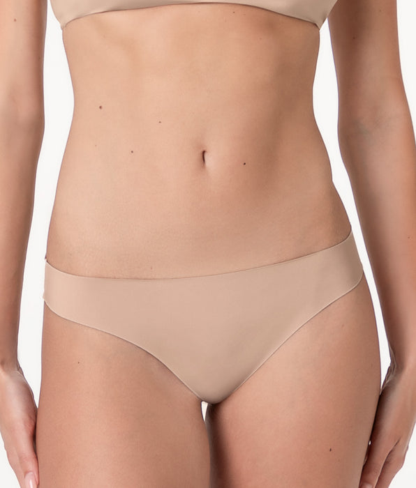 Lovable Thong Second Skin Micro in microfiber, light nude